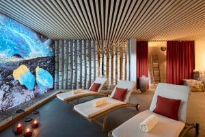 Istumisnurk majutusasutuses Hotel Ortles B&B