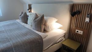 Posteľ alebo postele v izbe v ubytovaní Relax Balaton Apartmanok