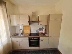 Kuchyň nebo kuchyňský kout v ubytování Apartments Bianca