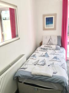 Galeriebild der Unterkunft SINGER HOUSE , FREE WIFI & FREE PRIVATE CAR SPACE ,GROUND FLOOR HOLIDAY FLAT , Private Gate & Garden & Bathroom , microwave , Fridge , Opposite Paignton Pier & Beach , Hotel Reception To Happily Help & Greet you , 1 DOUBLE BED & 1 SINGLE BED in Paignton