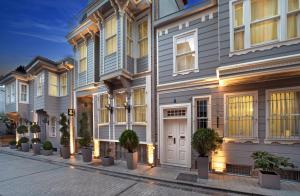 a row of houses on a city street at Catch Hotel Sultanahmet-Special Category in Istanbul