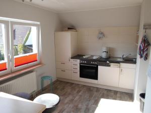 Dapur atau dapur kecil di Apartment Hinrichs