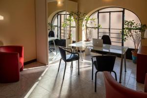 Posezení v ubytování Hotel La Nuova Rotaia