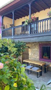 A balcony or terrace at Casa Joglar