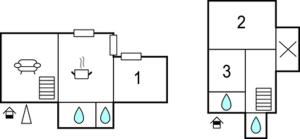 Plán poschodí v ubytovaní Maison accueillante – Channay-sur-Lathan - Parking inclus