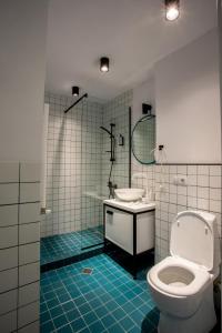 ห้องน้ำของ Kazbegi Apartments