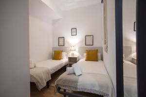 Posteľ alebo postele v izbe v ubytovaní 21par1005 - Beautiful Apartment in Paral-lel