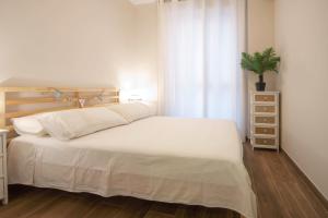 Ein Bett oder Betten in einem Zimmer der Unterkunft Apartamentos San Miguel