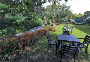 O grădină în afara Hotel Valle del Rio