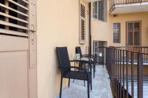Balkón nebo terasa v ubytování La casa di Gatsby Art Deco in Centro Gorizia con Parcheggio e Terrazza