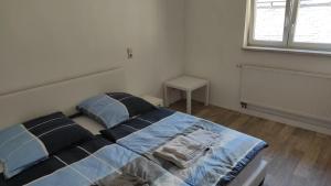 Postel nebo postele na pokoji v ubytování Ferienhaus Senft