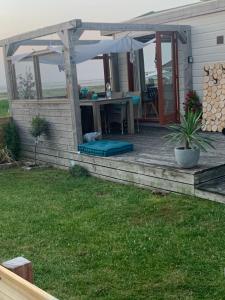 Zahrada ubytování Chalet Meerblick Wattenmeer