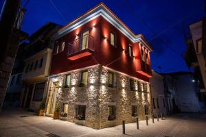 The building in which a vendégházakat is located
