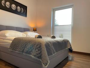 Postel nebo postele na pokoji v ubytování Apartament z klimatem II