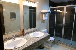 Um banheiro em Hotel Ciudad de David