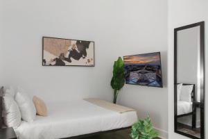 Posteľ alebo postele v izbe v ubytovaní Complete and Minimalist Studio Apt - Wilson 101