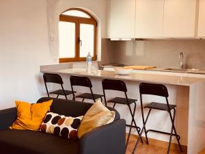 Kuchyň nebo kuchyňský kout v ubytování Apartment Alegría