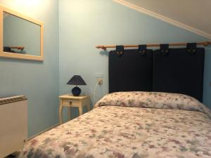 Postel nebo postele na pokoji v ubytování Apartamento con hermosas vistas a la playa del Altar
