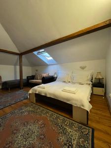 Postel nebo postele na pokoji v ubytování Guest house Elit