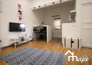 A television and/or entertainment centre at La casetta mape