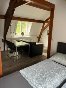Ένα ή περισσότερα κρεβάτια σε δωμάτιο στο Short Stay Wageningen