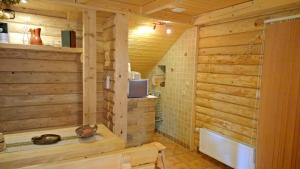 Koupelna v ubytování Domek Marców + 27 fotografií