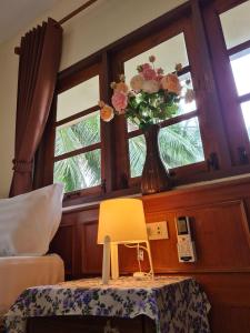 Posezení v ubytování Phangan Villa Bungalows