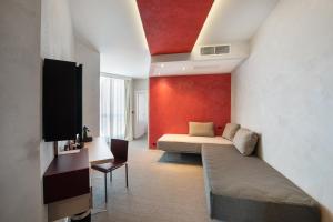 Кровать или кровати в номере Carrick Hotel Camogli Portofino Coast