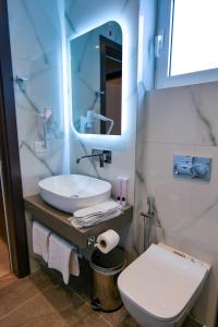Koupelna v ubytování NERIUM Hotel