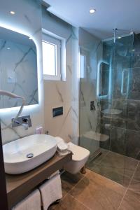 Koupelna v ubytování NERIUM Hotel
