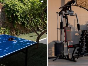 The fitness centre and/or fitness facilities at Anema Villa, a picture-perfect summer escape,By ThinkVilla