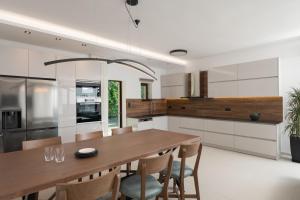 A kitchen or kitchenette at Anema Villa, a picture-perfect summer escape,By ThinkVilla
