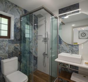 A bathroom at Anema Villa, a picture-perfect summer escape,By ThinkVilla