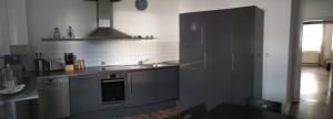 Kuchyň nebo kuchyňský kout v ubytování Siegburg Apartment 1