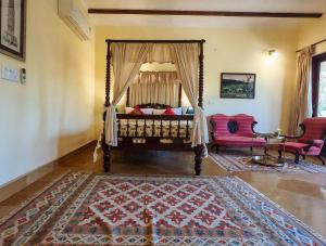 Tree of Life Resort Dehradun Foothills的休息区