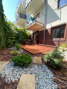 Budynek, w którym mieści się apartament