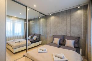 Posteľ alebo postele v izbe v ubytovaní Silverdream Panorama Apartment