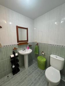 Koupelna v ubytování Apartamento playa A Ribeira