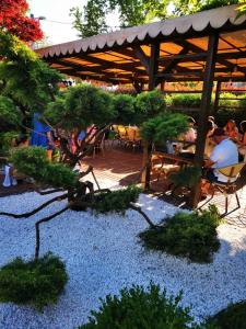 Un jardín fuera de Hotel Gio
