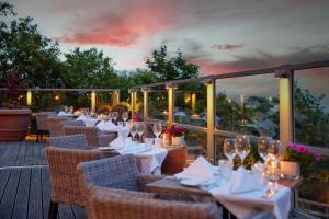 Rõdu või terrass majutusasutuses WestCord Hotel Schylge