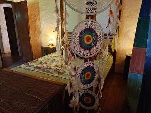 Voodi või voodid majutusasutuse Gîte de Navacelles toas