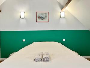 Postel nebo postele na pokoji v ubytování COC - La Dune Daval - Vue Mer