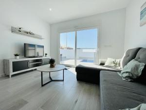 A television and/or entertainment centre at Villa Tranquilidad