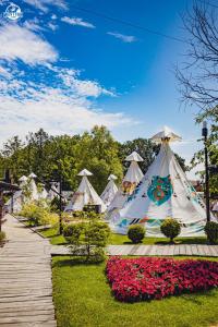 Zahrada ubytování Western Camp Resort