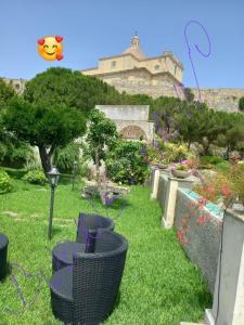 A garden outside L'Antico Borgo