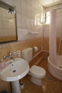Koupelna v ubytování Casa Picu