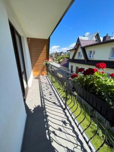 Vonkajšia záhrada v ubytovaní Apartamenty Cichy Kącik