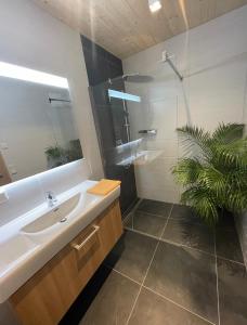 Koupelna v ubytování Apartment Goaßa - Familie Zehner