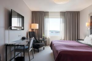 Postel nebo postele na pokoji v ubytování Elite Plaza Örnsköldsvik