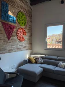 A seating area at Attico Baylle